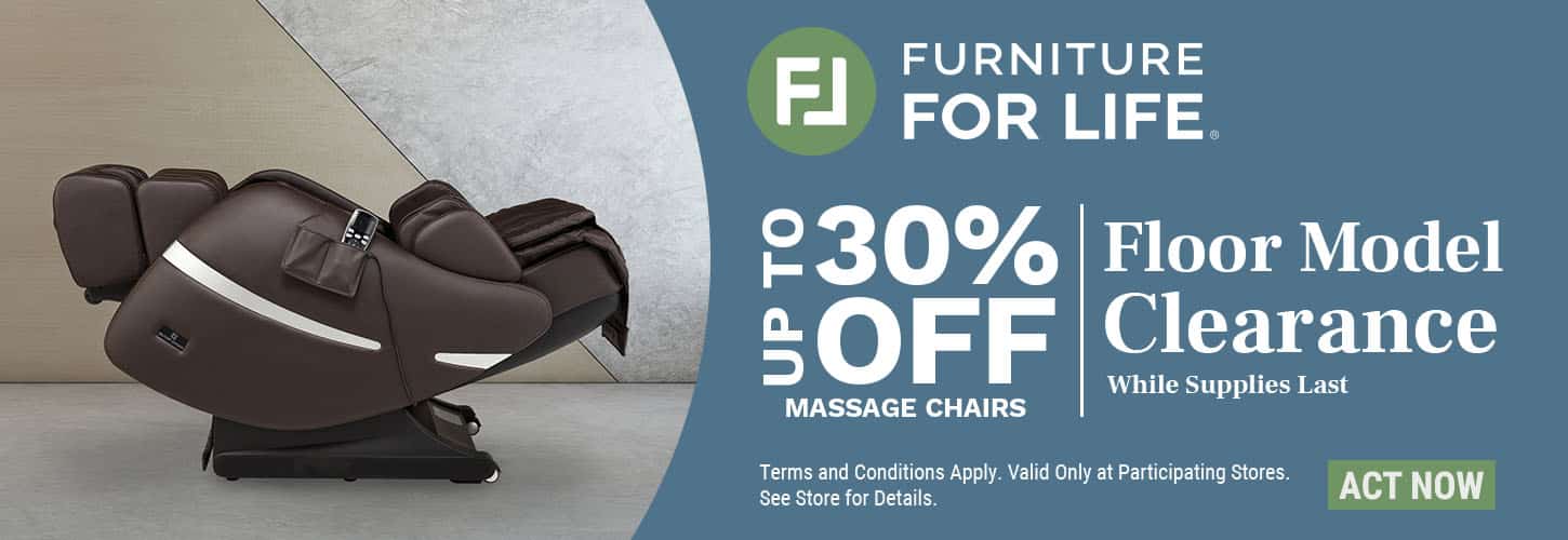 30% off Floor models massage chairs